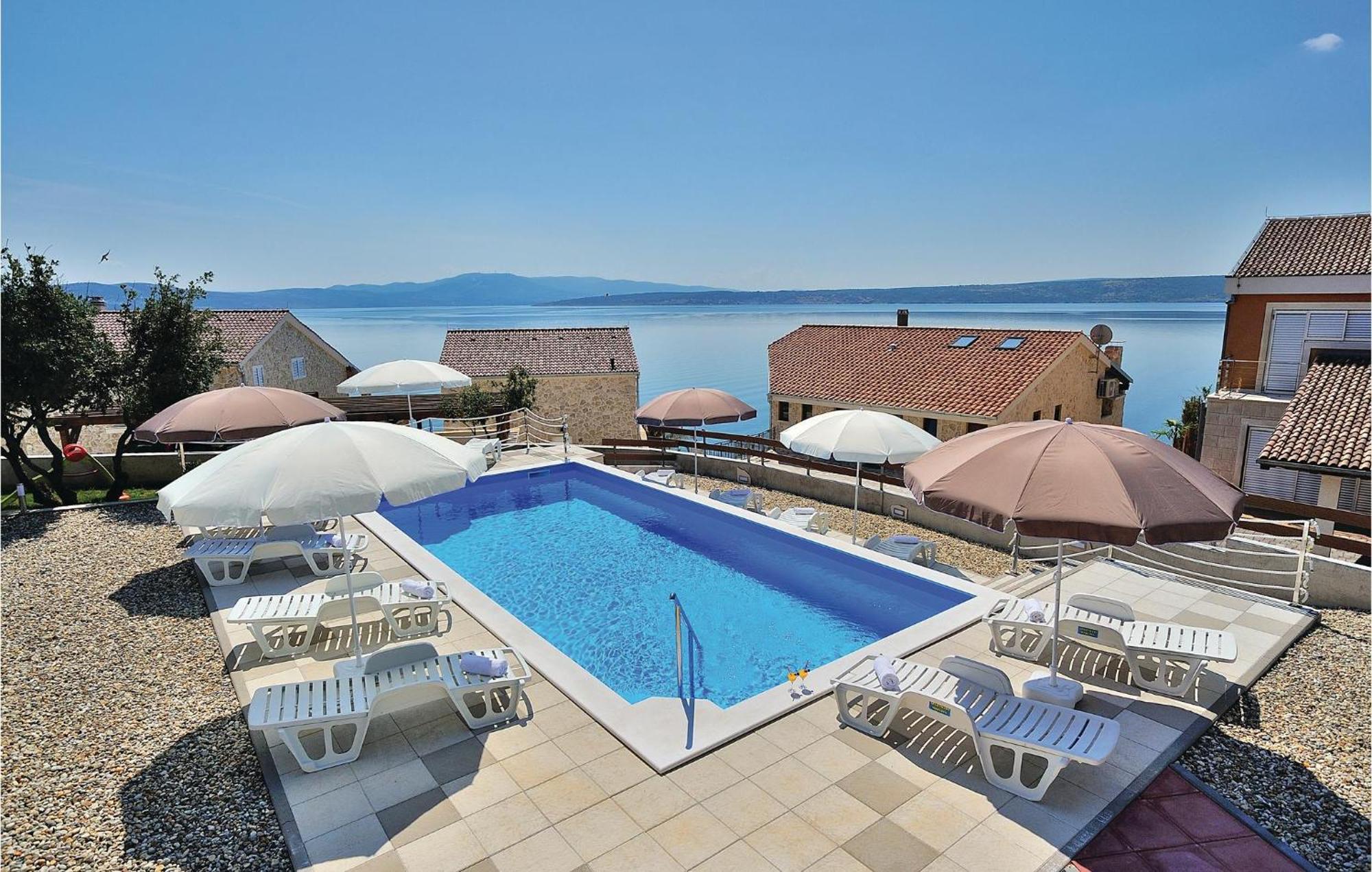 Cozy Apartment In Posedarje With House Sea View Exterior foto